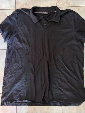 Men’s 3XLT Marc Anthony 100% Cotton Black Polo